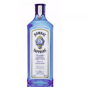 Klassische Blaue Bombay Sapphire Flasche